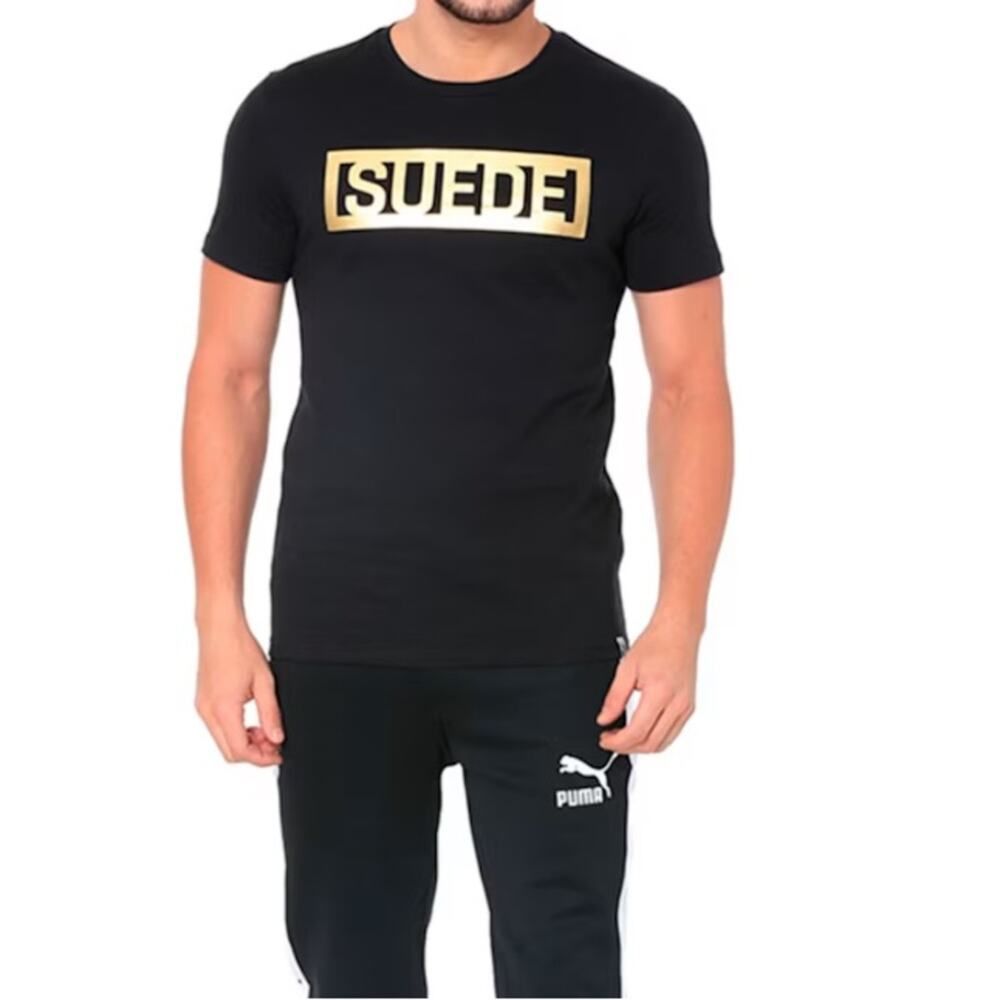 Puma Suede Black T Shirt XL